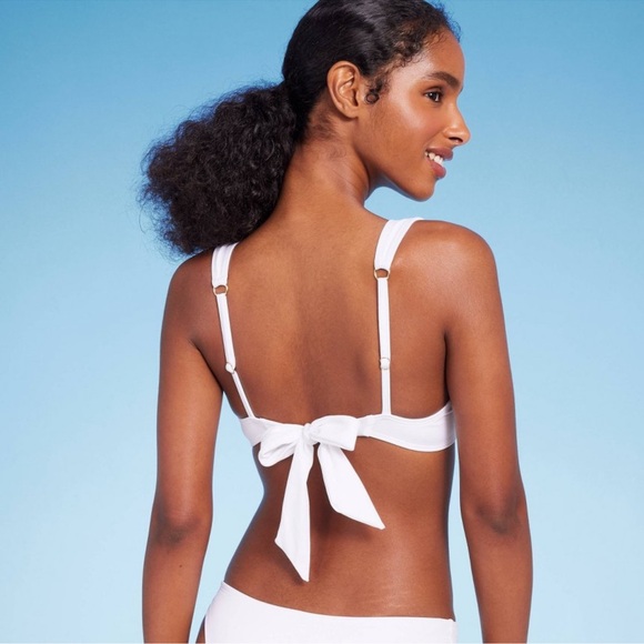 Knot Detail Continuous Underwire Bikini Top - Shade & Shore™ - Picture 2 of 2